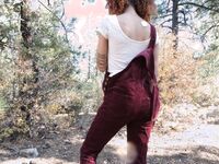 Poofy Cloud Butt And A Fluffy Tutu And Fall Overalls