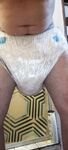 Triple Diapers in the Shower