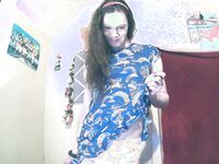 millie in thick cloth diaper