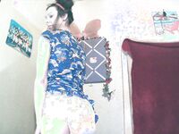 millie in thick cloth diaper