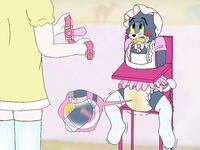Tom’s sissy baby life