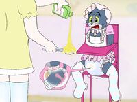 Tom’s sissy baby life