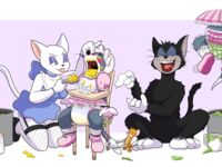 Tom’s sissy baby life