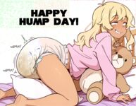 Diaper art dump