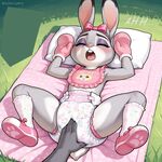 Diaper art dump
