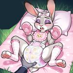 Diaper art dump