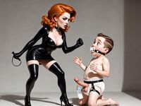 Femdom diaper boyfriend