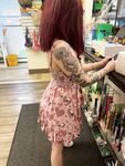 Pretty & Padded -abdlr upskirts with a pink diaper