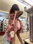 Pretty & Padded -abdlr upskirts with a pink diaper