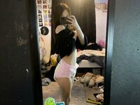 Super cute diaper girl showing off