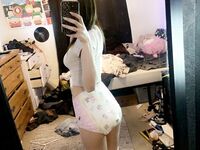 Super cute diaper girl showing off