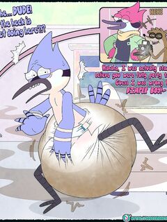 Mordecai-diaper boy