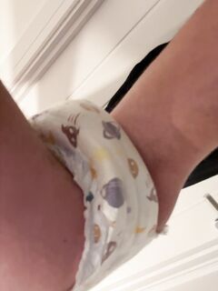very wet baby diaper