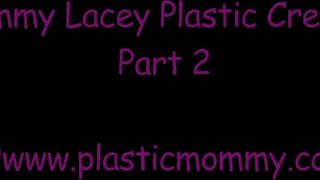 Plastic Mommy - Lacey plastic creamy