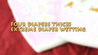 4 diapers thick