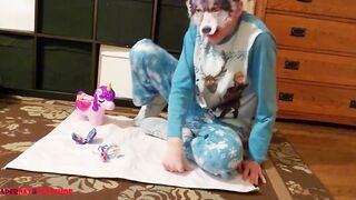 MessyDiaperNat - Playing and messy diaper change