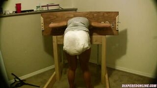 Amber - Messy Pillory Spanking