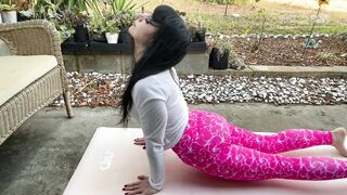 Diapered yoga