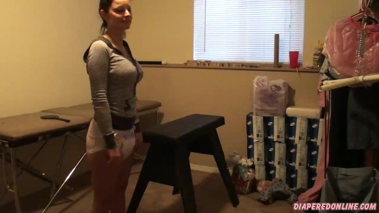 Nikki - Paddled Wet Diaper