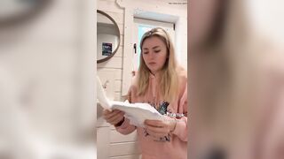 tiktok girl put a pull up diaper