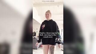 tiktok girl put a pull up diaper