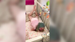cute abdl in bed