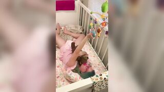 cute abdl in bed