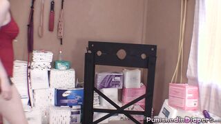 PiDAlyssaEnemaMessLockedInStocks