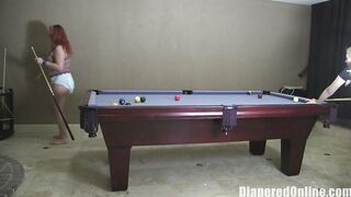 Red & Mandie Playing Pool