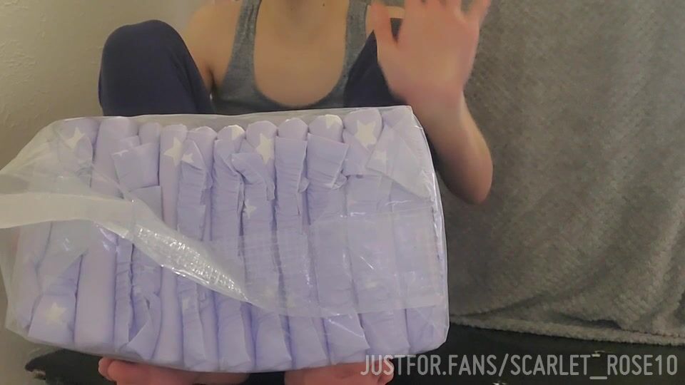 Wearing, wetting, and reviewing the Stars diaper by FORSITE!