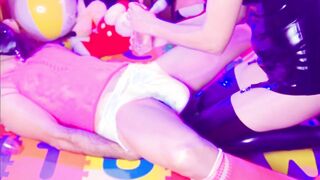 Diaper Sissy Lesson: Chastity Peeing and Fisting