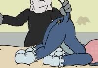 Baby puss dildo diaper change