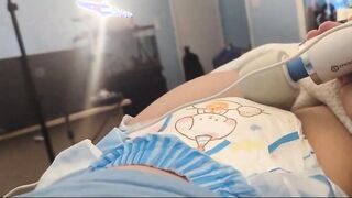 Diaper Vibe Orgasm