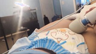 Diaper Vibe Orgasm