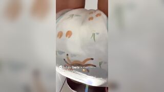 Diaper Boy messes diaper in puplic