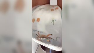 Diaper Boy messes diaper in puplic