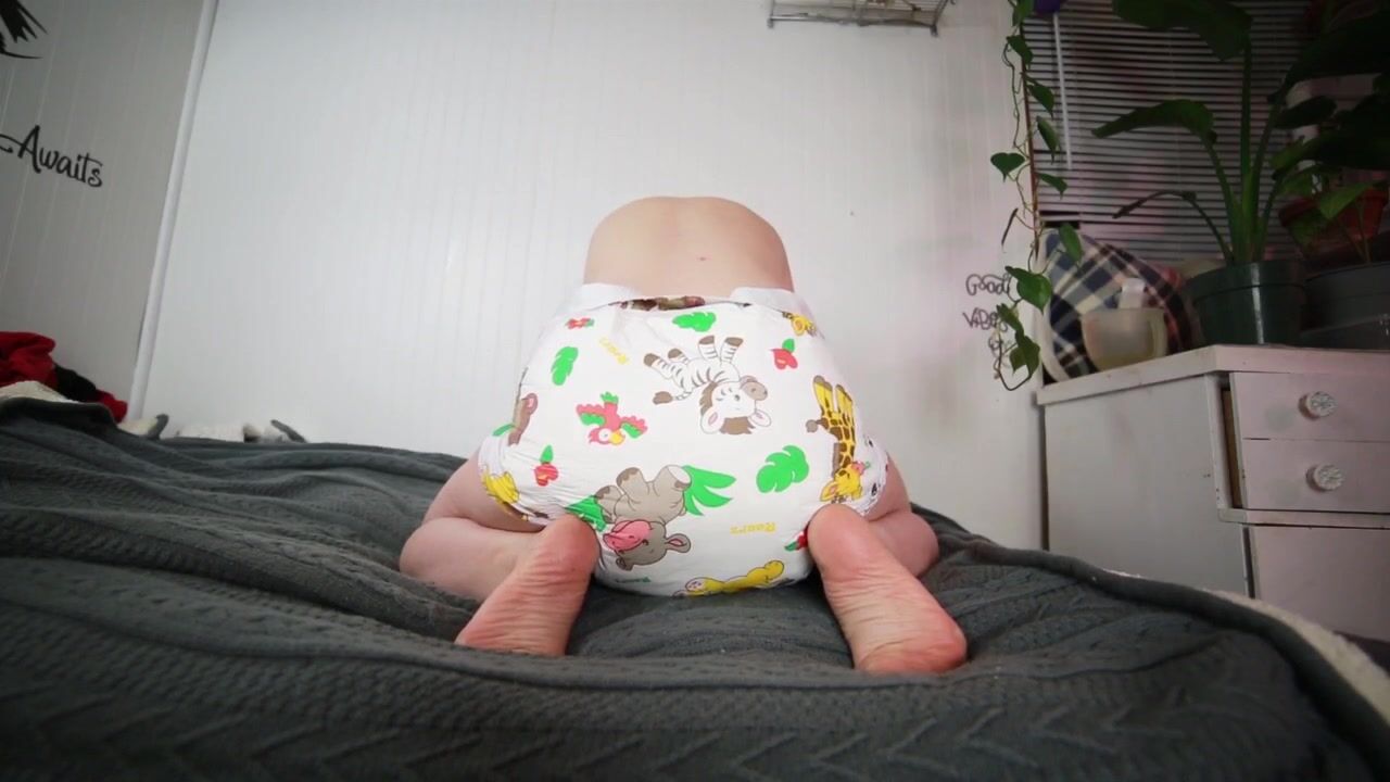 Dildo in my dirty diaper