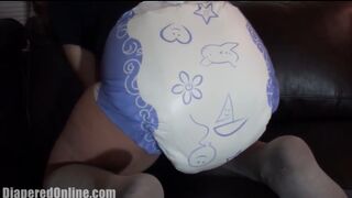 Adriana: Diaper Use On Couch