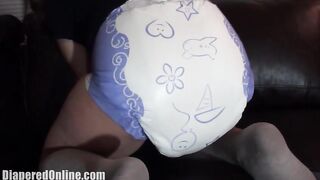 Adriana: Diaper Use On Couch