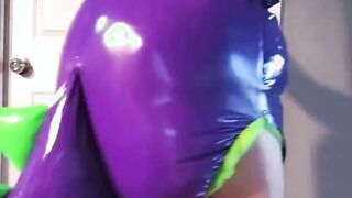 Purple Rubber PVC Diapers