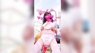 Asian Diaper Girl #1