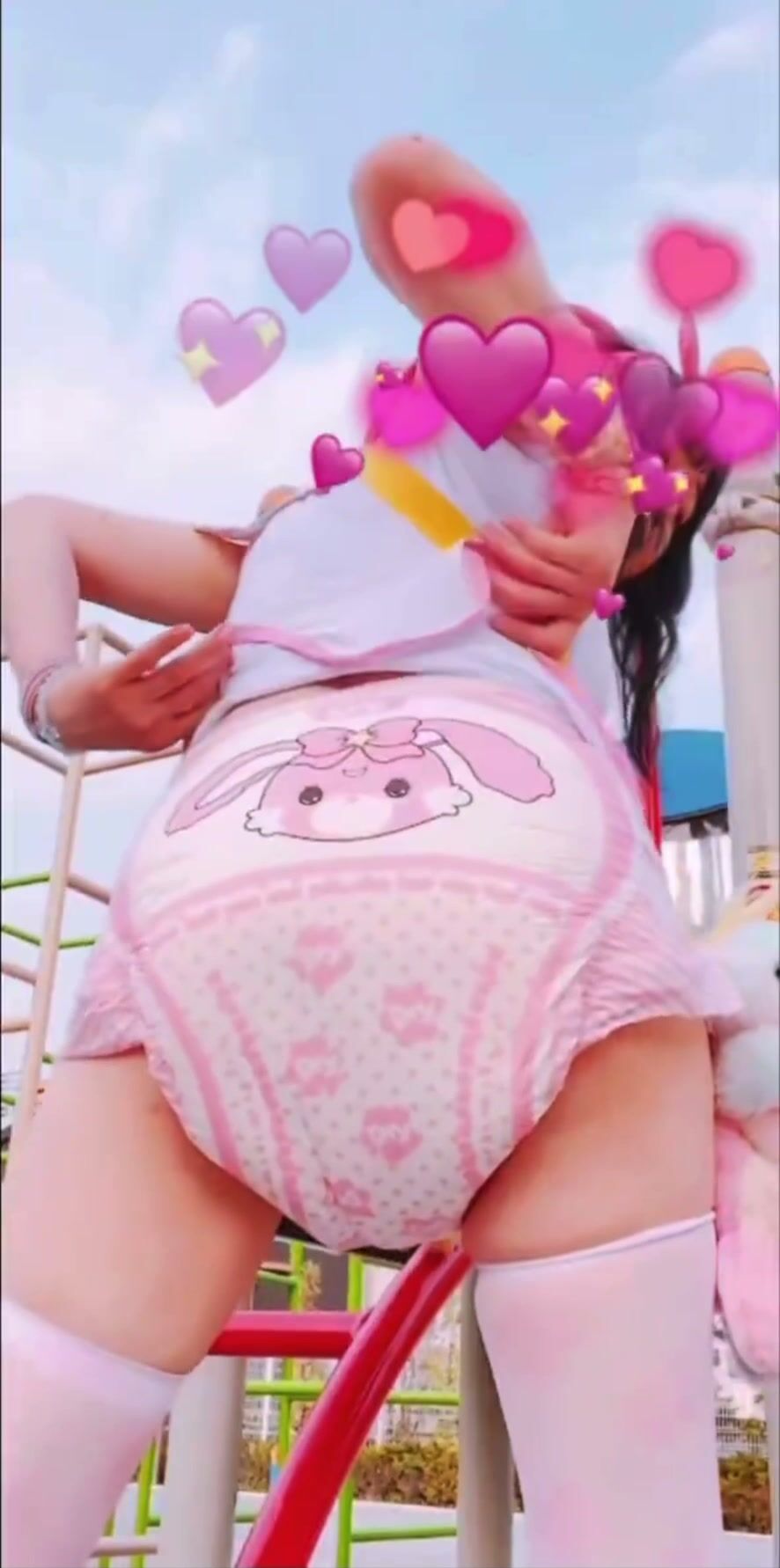 Asian Diaper Girl #1