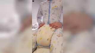 Thick Full Soggy Diaper Squish