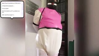 PVC and Diaper Sissy Bondage 069