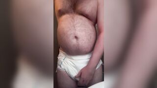 Squshing My Diaper