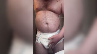 Squshing My Diaper