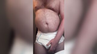 Squshing My Diaper