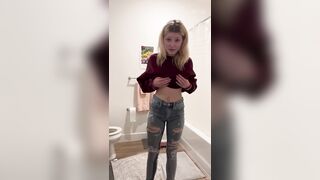 No diaper and not allowed to use toilet