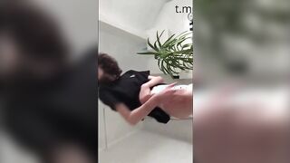 Messing and wetting my pull up diaper