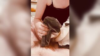 Using my pissy diapee on daddy